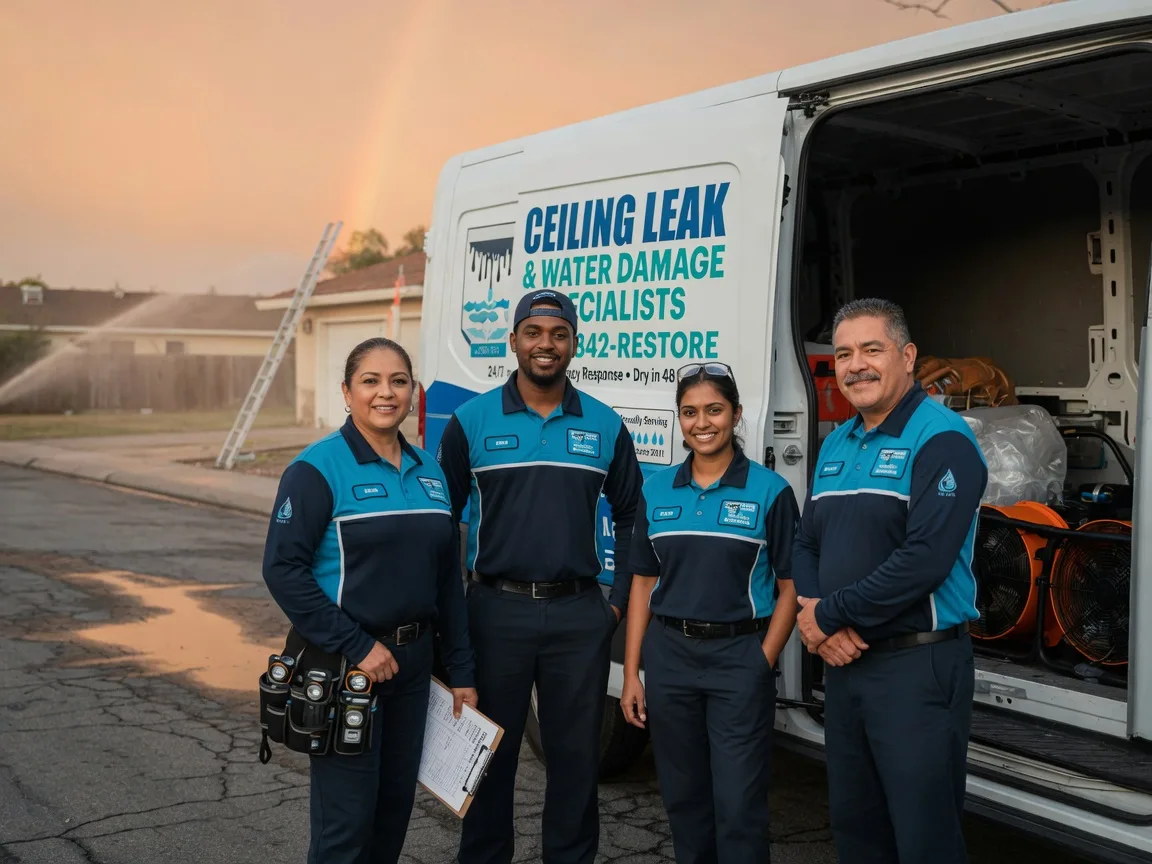 Ceiling Leak Cleanup company in Home, PA